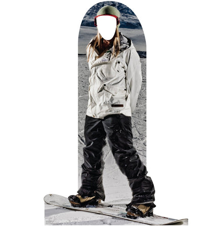 Life-Size Snowboarder Stand-In Cardboard Cutout - All Cutouts