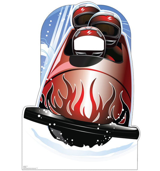 Life-Size Bobsled Stand-In Cardboard Cutout - All Cutouts