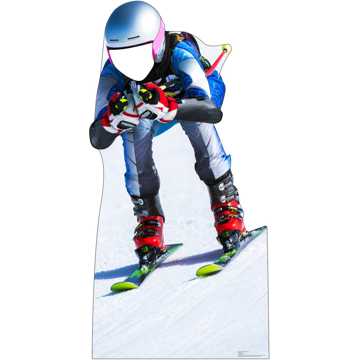 Life-Size Downhill Skier Stand-In Cardboard Cutout - All Cutouts