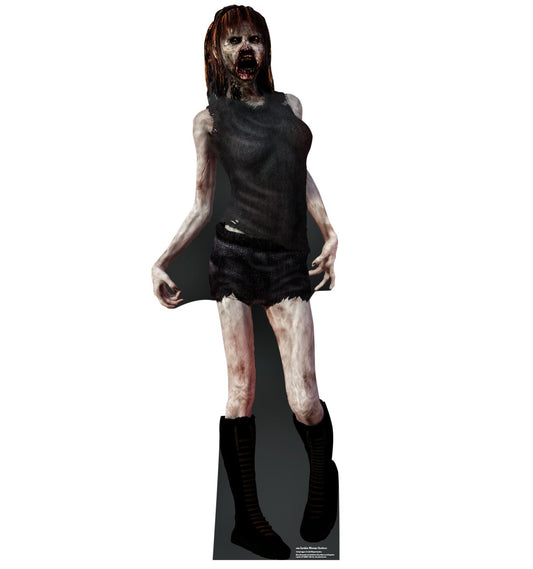 Zombie Woman Outdoor Coroplast Cutout