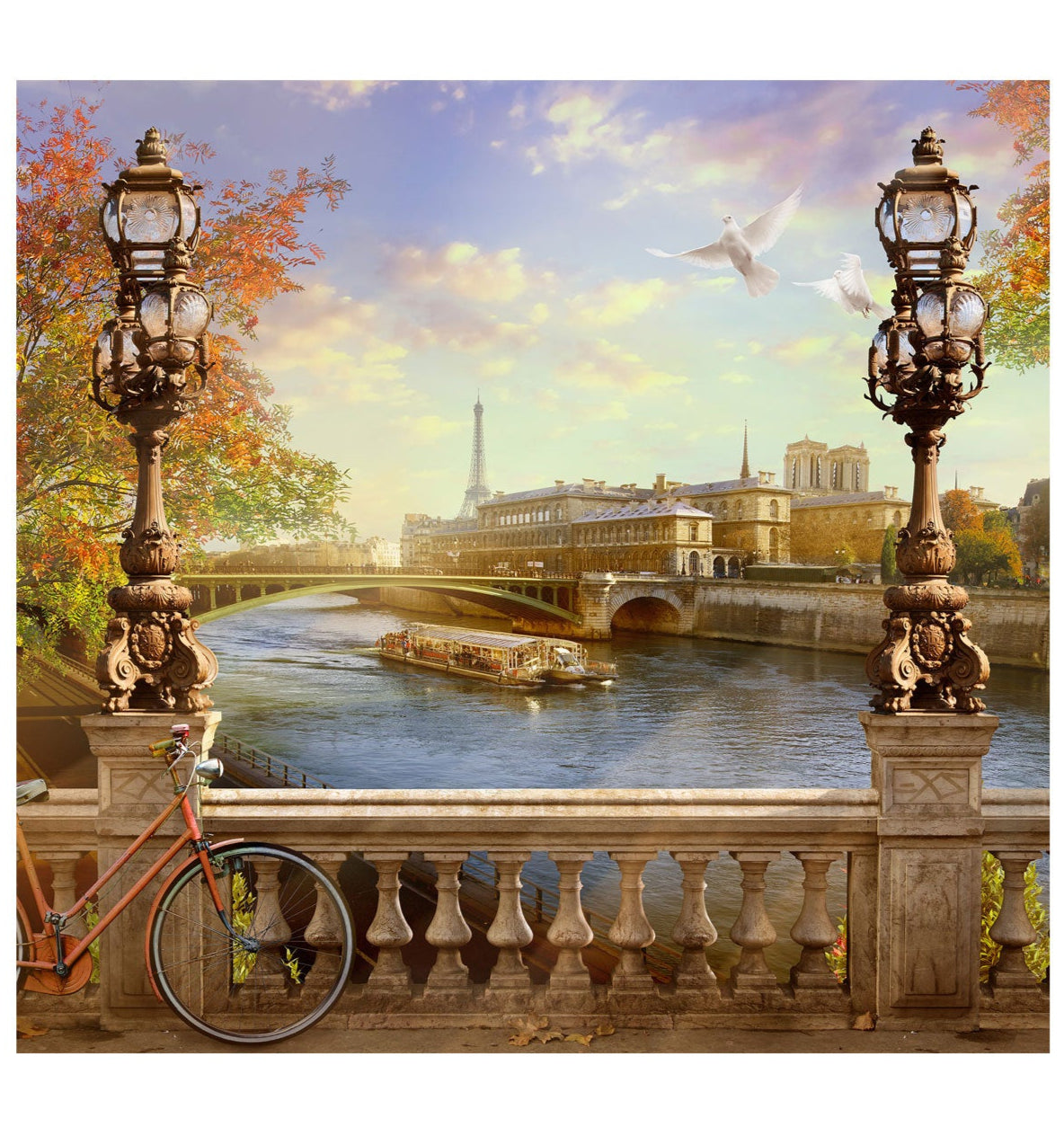 Paris Backdrop Cardboard Standee - All Cutouts