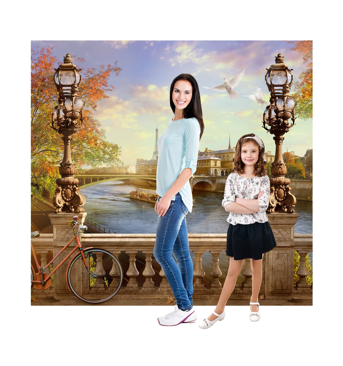 Paris Backdrop Cardboard Standee - All Cutouts