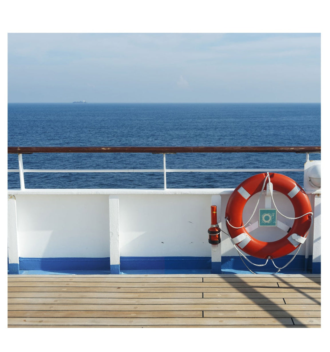 Cruise Ship Deck Cardboard Backdrop