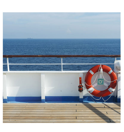 Cruise Ship Deck Cardboard Backdrop