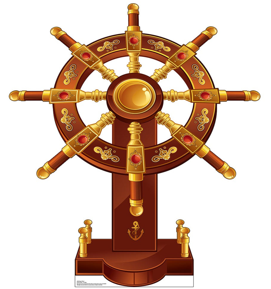 Life-Size Ship’s Wheel Cardboard Cutout - All Cutouts