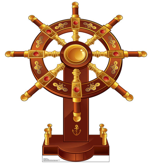 Life-Size Ship’s Wheel Cardboard Cutout - All Cutouts