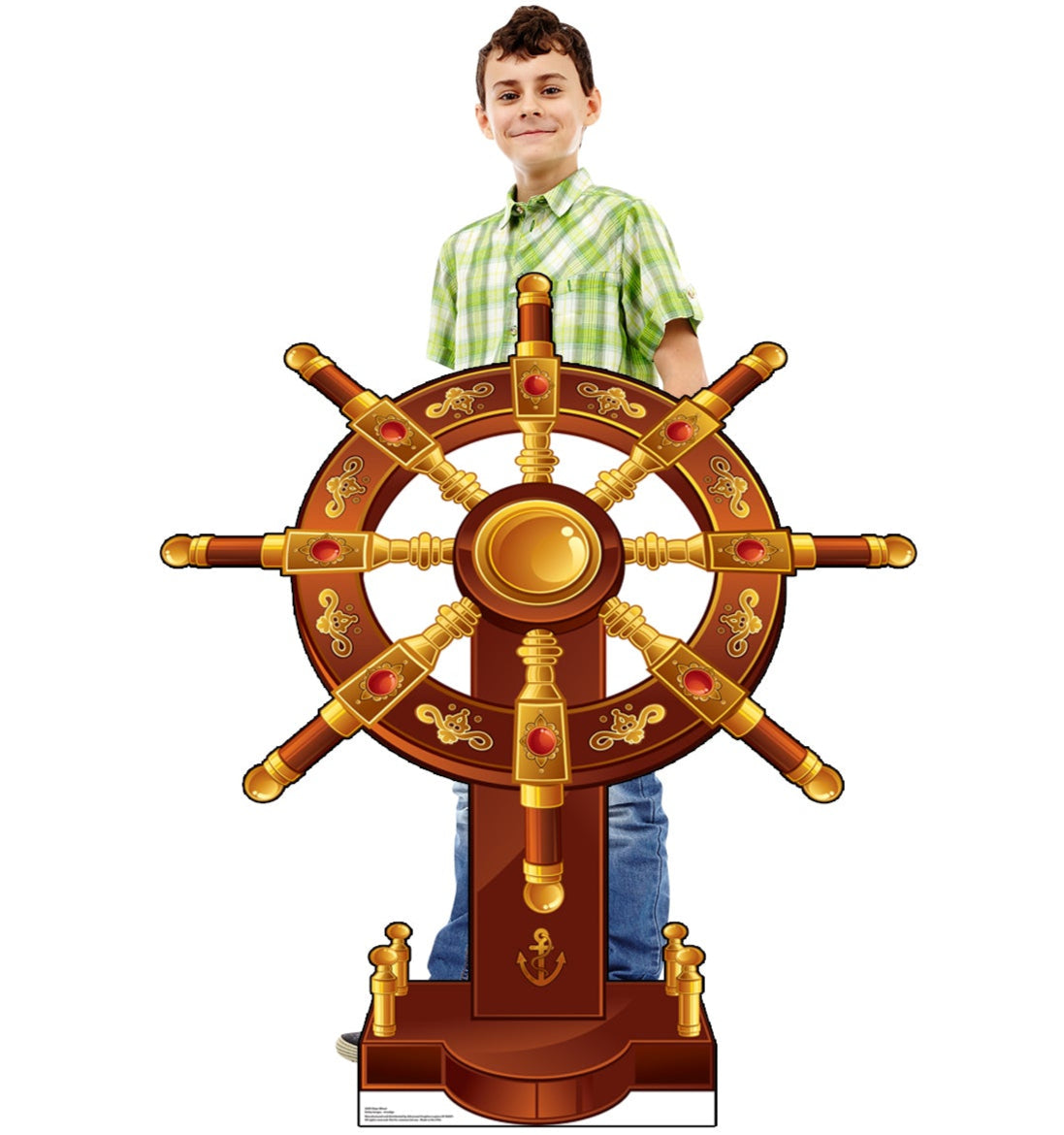 Life-Size Ship’s Wheel Cardboard Cutout - All Cutouts