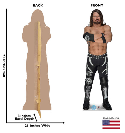 Life-Size AJ Styles (WWE) Cardboard Cutout - All Cutouts