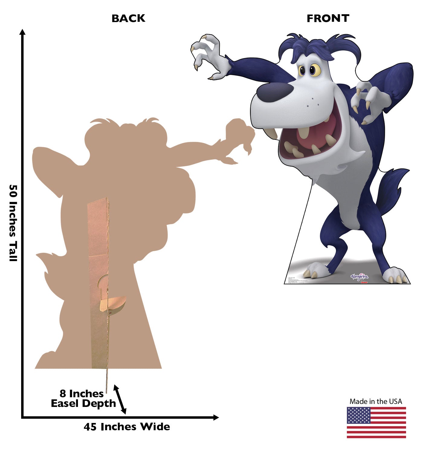 Life-Size Werewolfie (Vampirina) Cardboard Cutout - All Cutouts