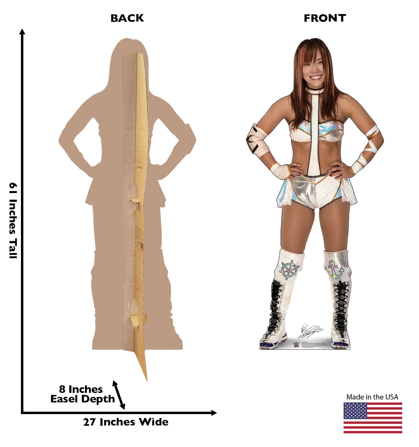 Life-Size Kairi Sane (WWE) Cardboard Cutout - All Cutouts