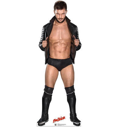 Life-Size Finn Bálor in Leather Jacket Cardboard Cutout - All Cutouts