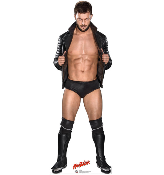Life-Size Finn Bálor in Leather Jacket Cardboard Cutout - All Cutouts