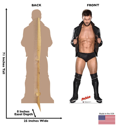 Life-Size Finn Bálor in Leather Jacket Cardboard Cutout - All Cutouts