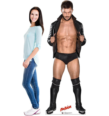 Life-Size Finn Bálor in Leather Jacket Cardboard Cutout - All Cutouts