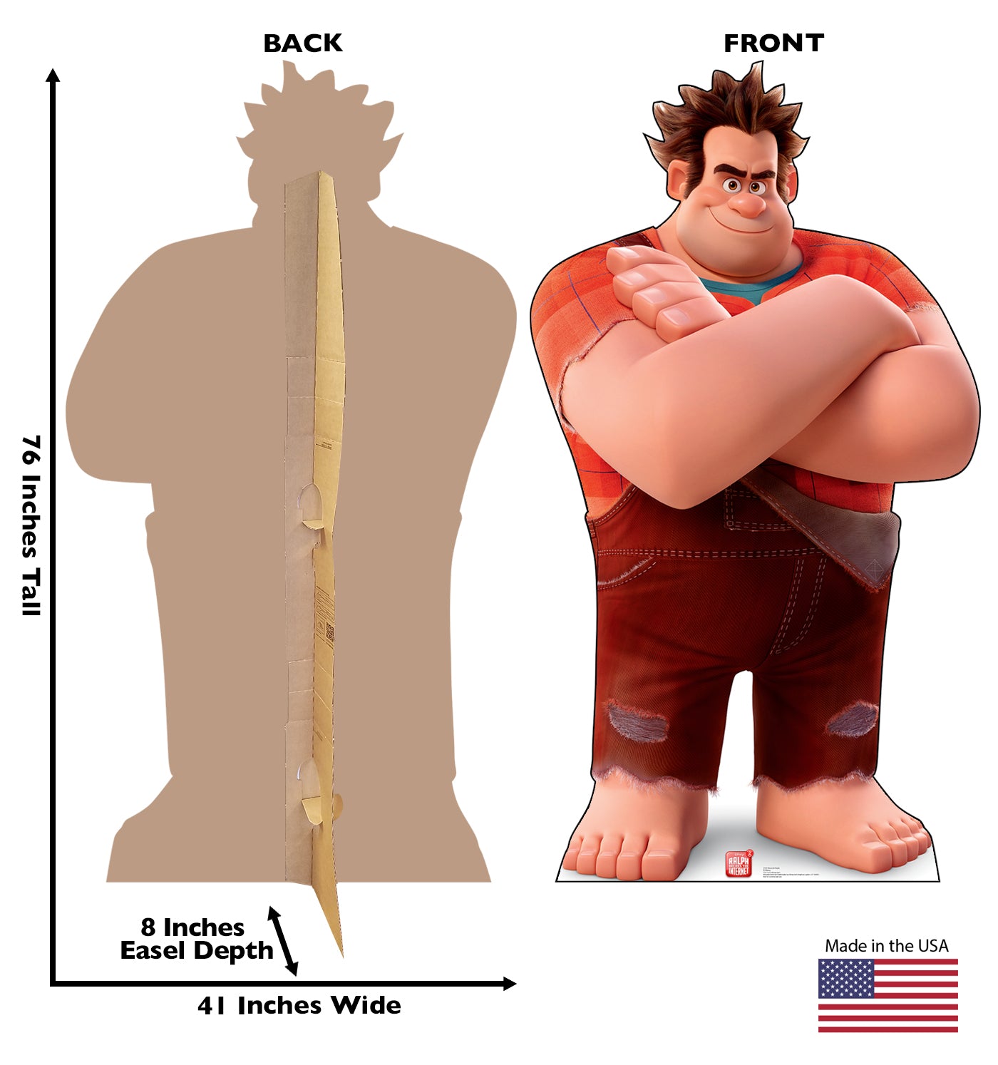 Life-Size Wreck-It Ralph Cardboard Cutout - All Cutouts