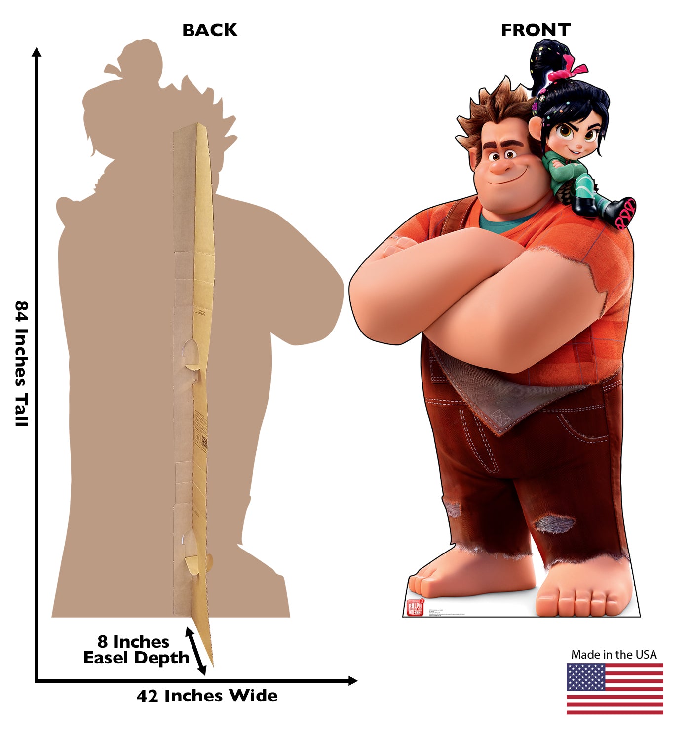 Life-Size Vanellope and Ralph Cardboard Cutout - All Cutouts