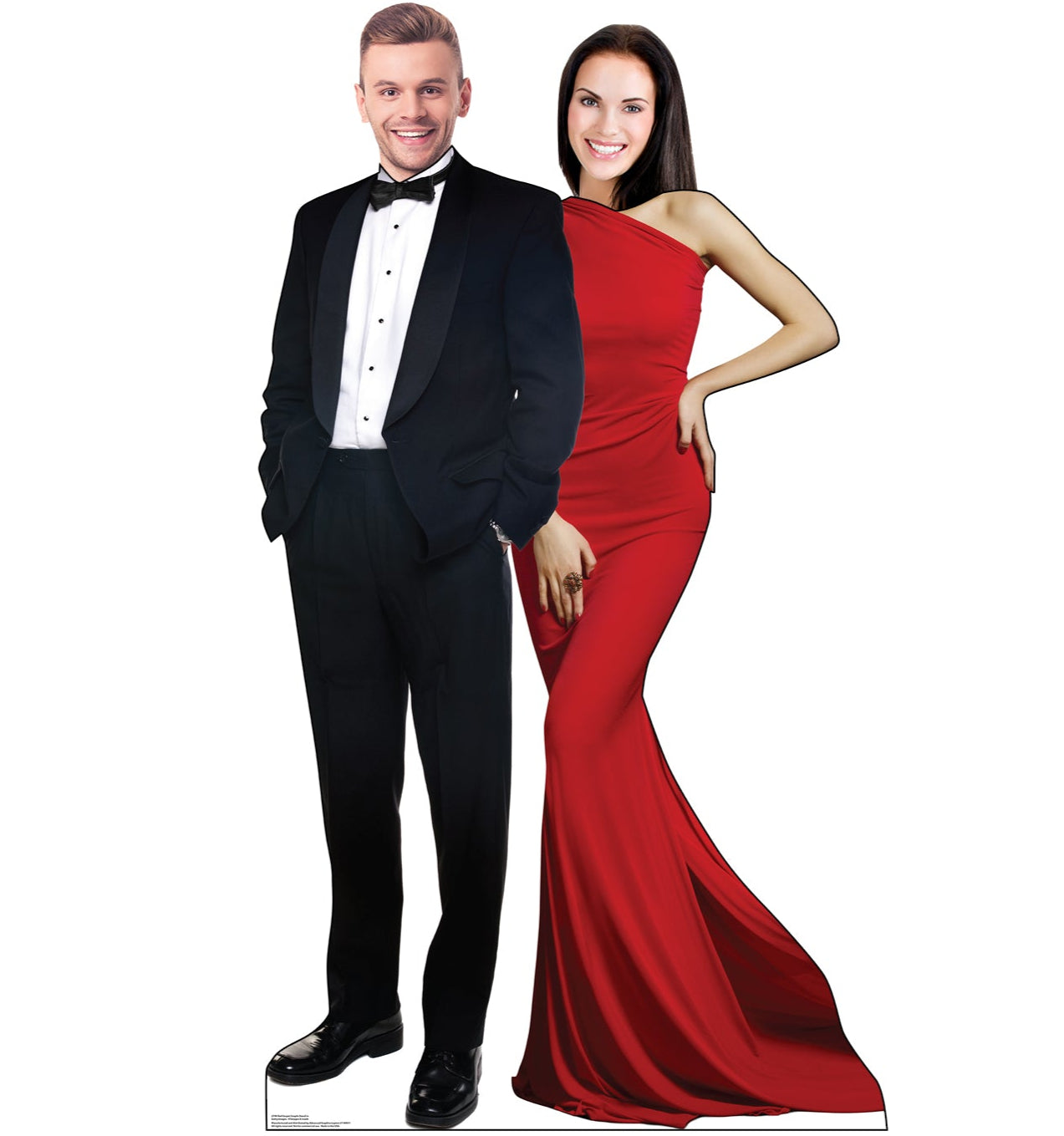 Life-Size Red Carpet Couple Stand-In Cardboard Cutout - All Cutouts