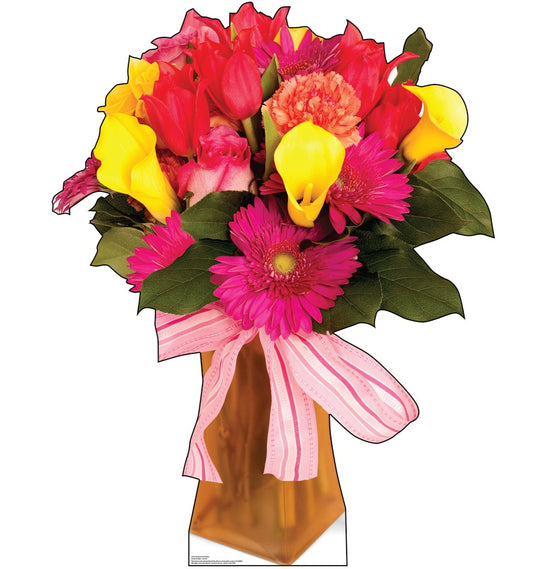 Life-Size Bouquet of Flowers Cardboard Cutout - All Cutouts
