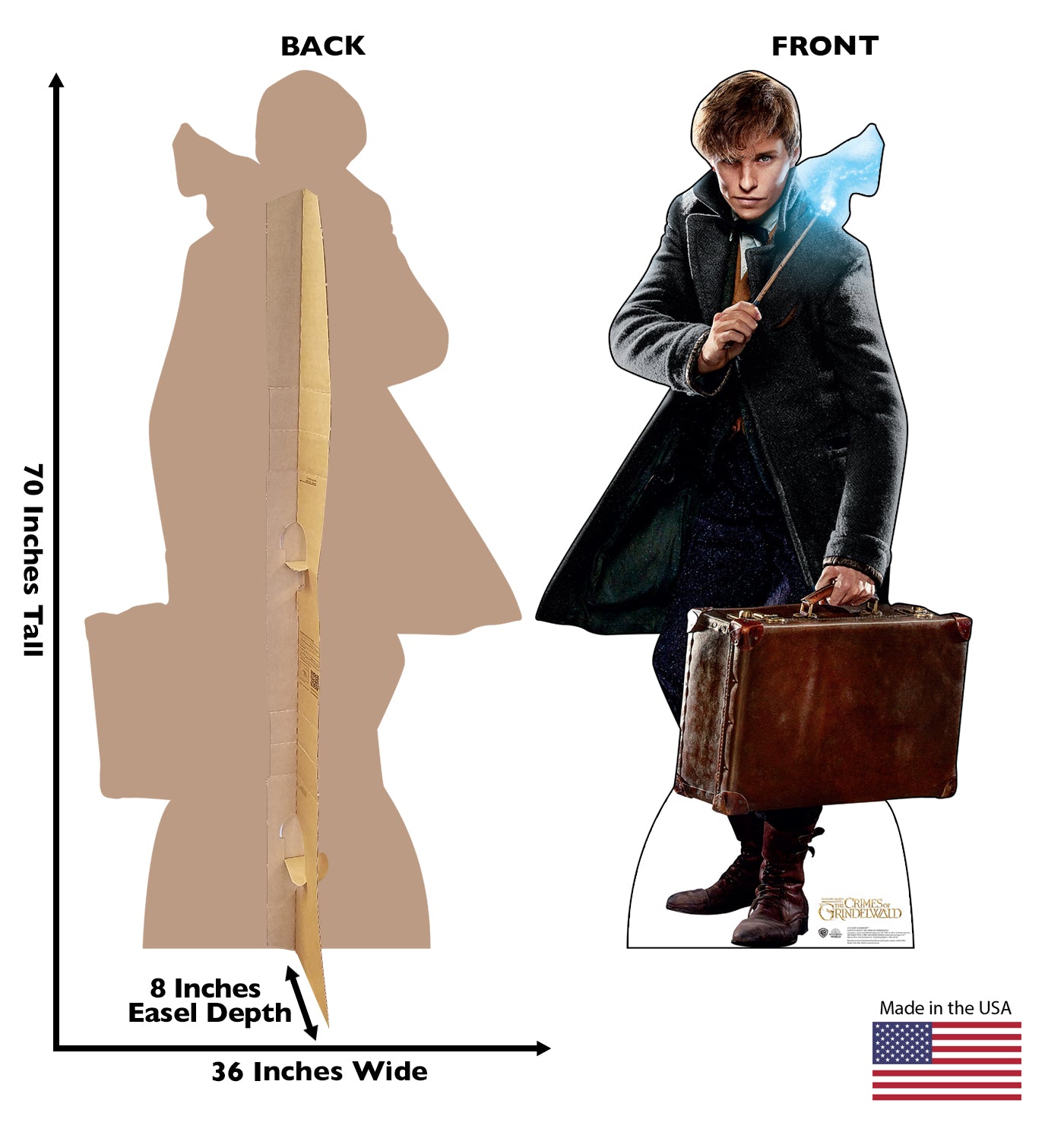 Life-Size Newt Scamander Cardboard Cutout - All Cutouts