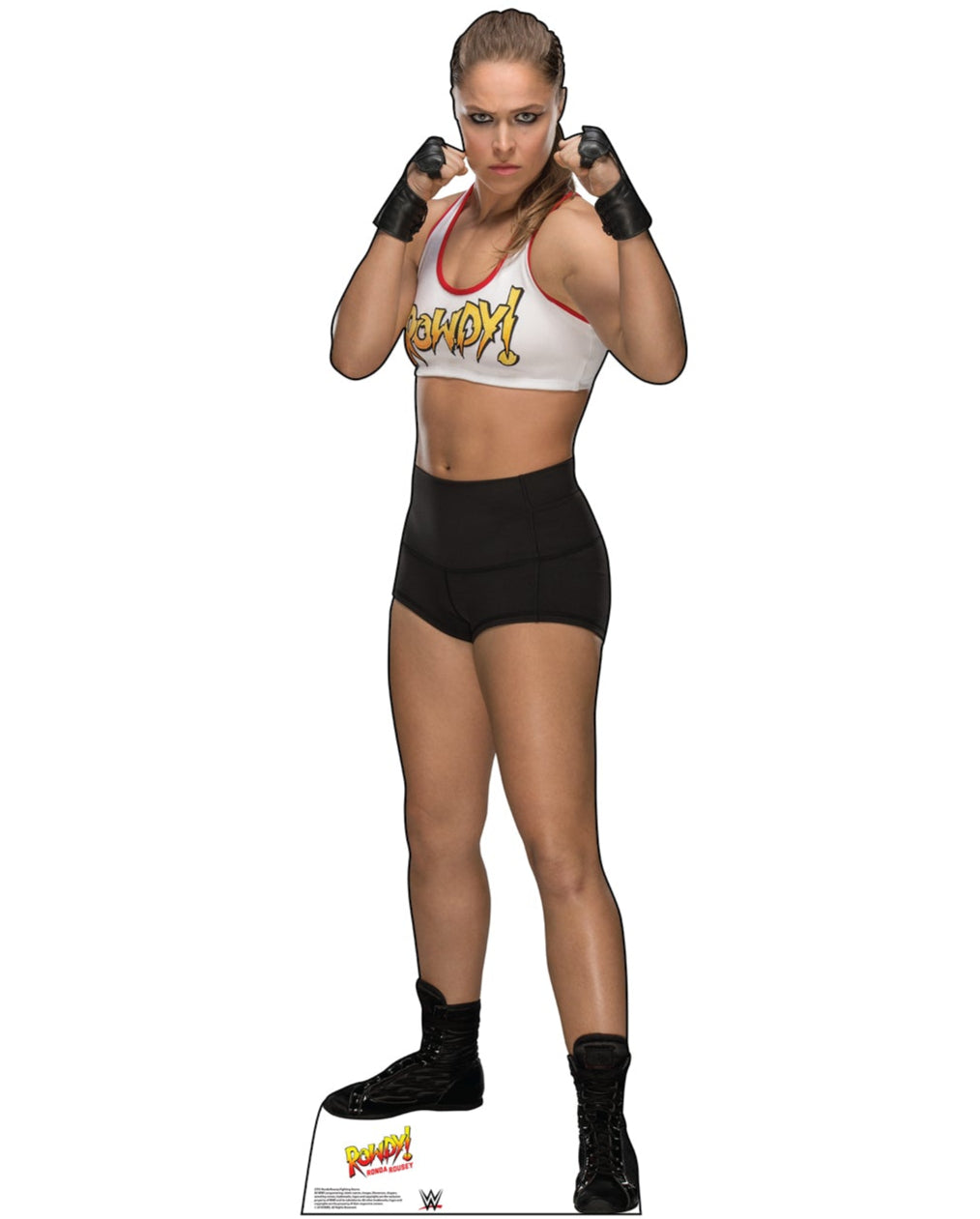Life-Size Ronda Rousey Fighting Stance Cardboard Cutout - All Cutouts