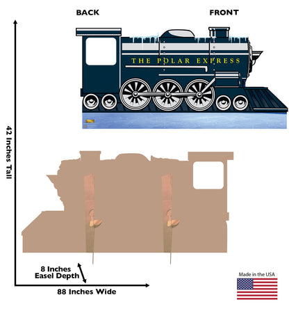 Life-Size Polar Express Train Stand-In Cardboard Cutout - All Cutouts