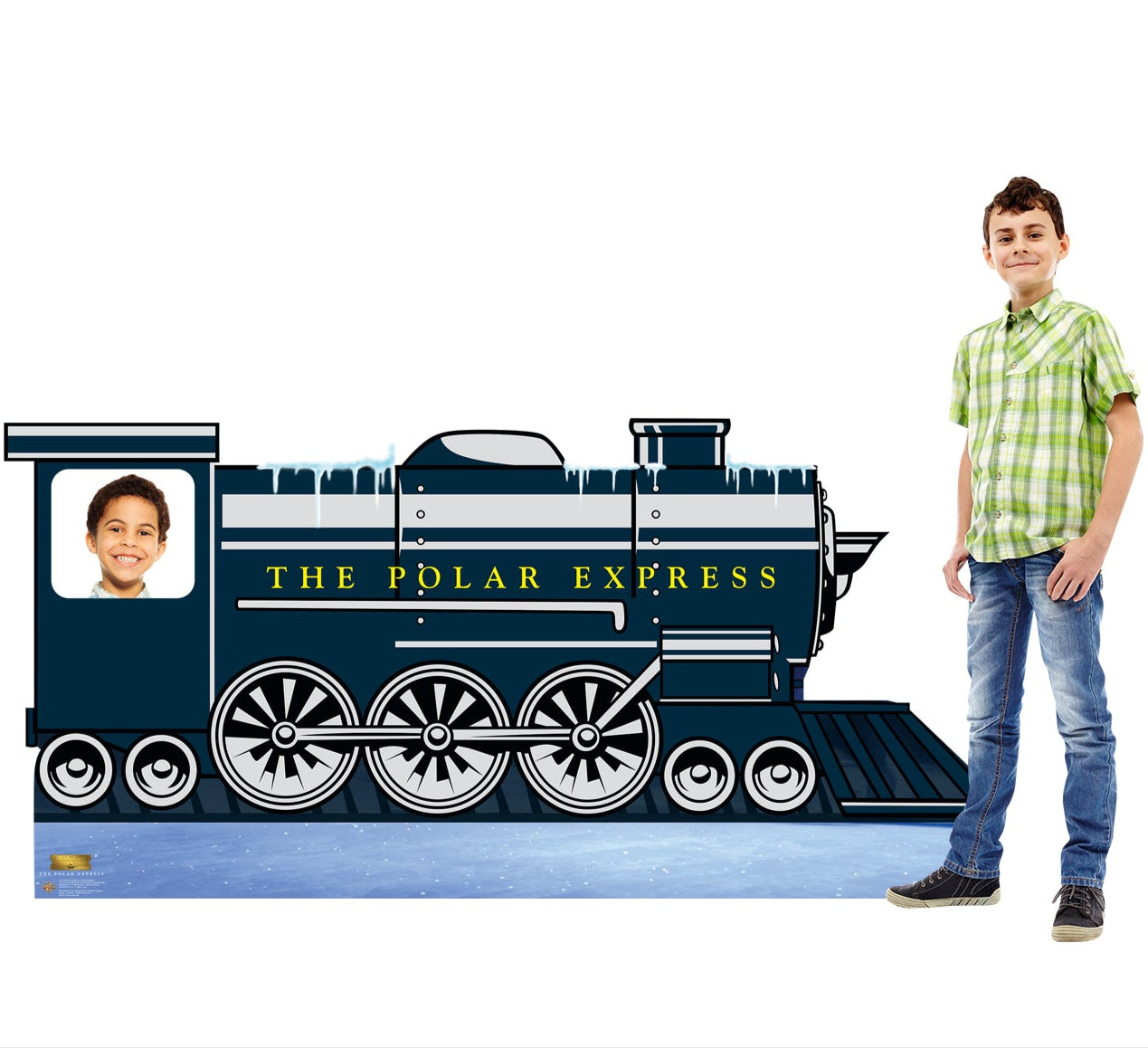 Life-Size Polar Express Train Stand-In Cardboard Cutout - All Cutouts
