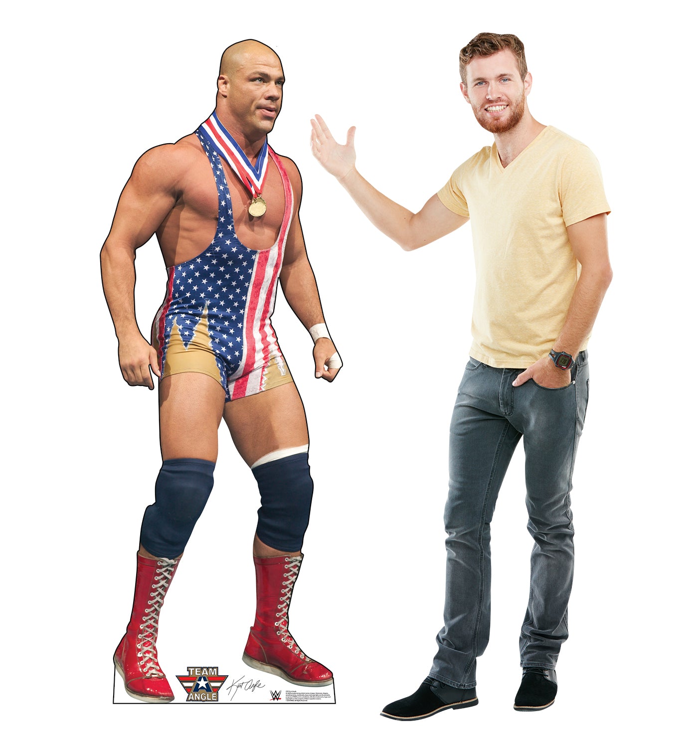 Life-Size Kurt Angle (WWE) Cardboard Cutout - All Cutouts