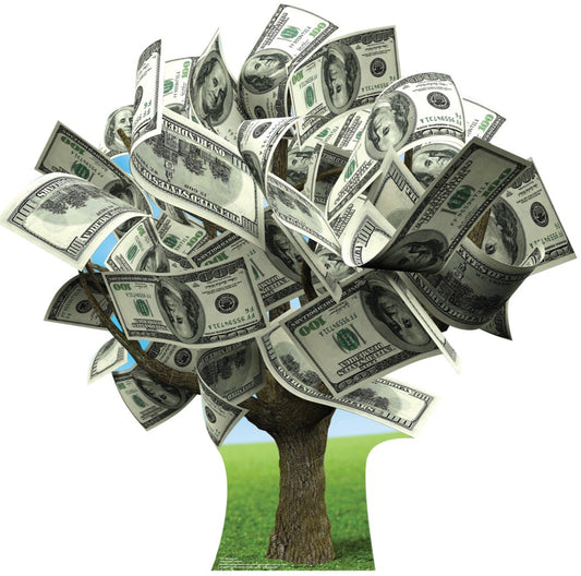 Life-Size Money Tree Cardboard Cutout - All Cutouts