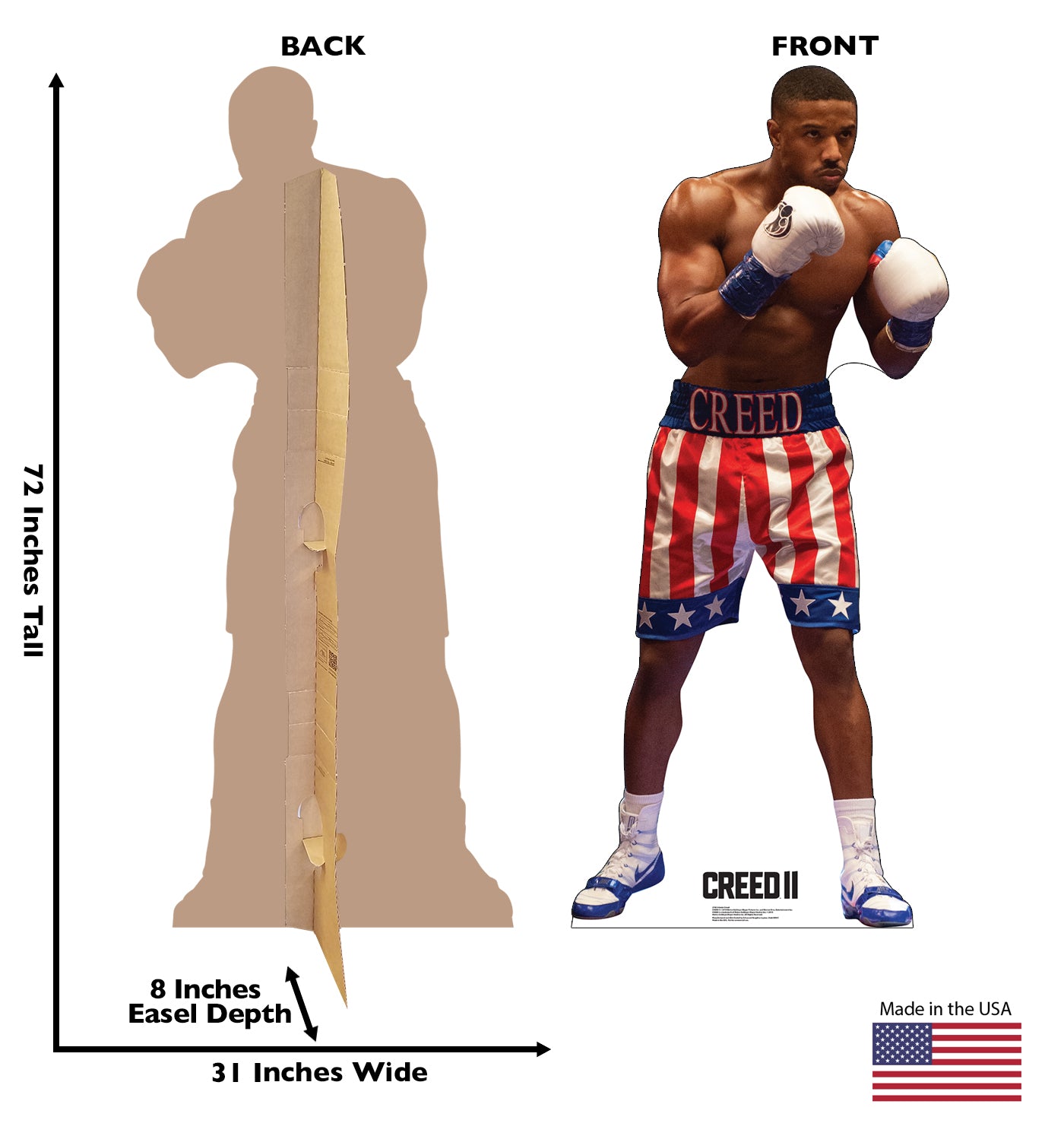 Life-Size Adonis Creed Cardboard Cutout - All Cutouts