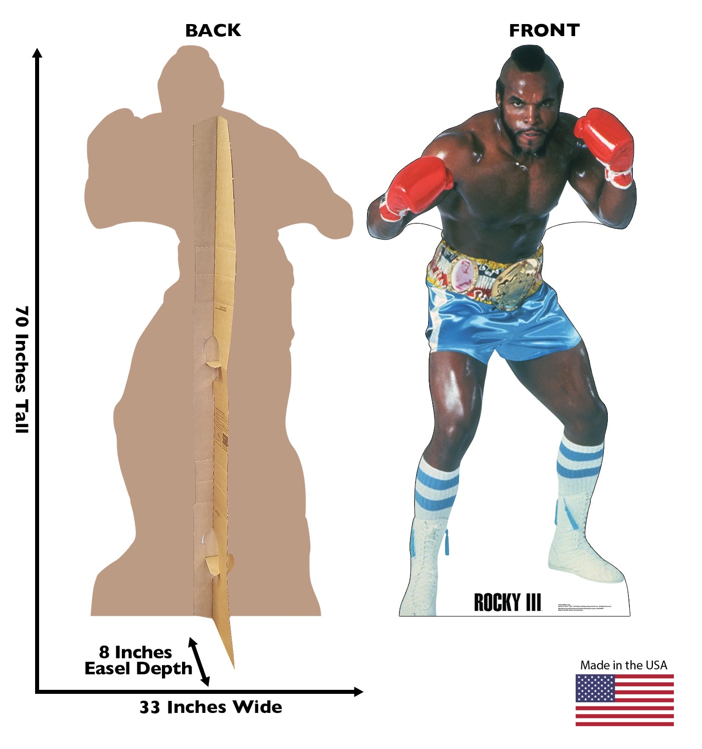 Life-Size Clubber Lang (Rocky III) Cardboard Cutout - All Cutouts