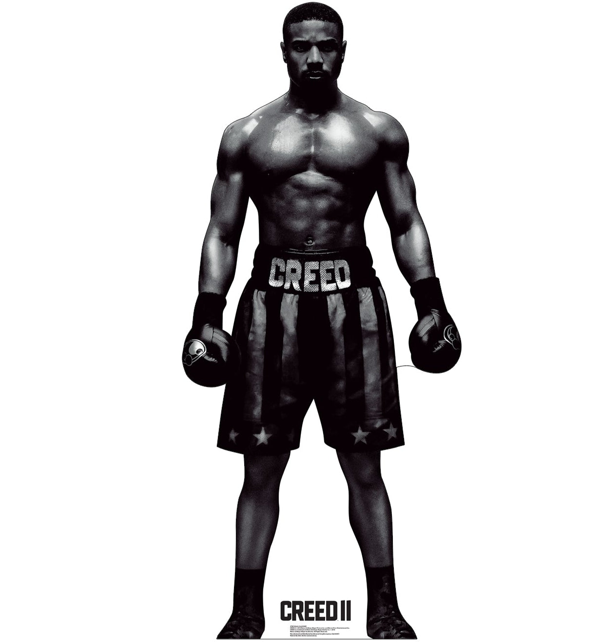 Life-Size Adonis Creed (Black and White) Cardboard Cutout - All Cutouts