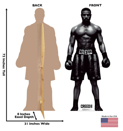 Life-Size Adonis Creed (Black and White) Cardboard Cutout - All Cutouts