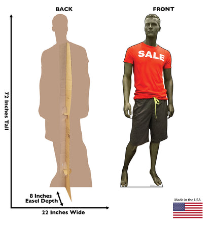 Life-Size Sale Mannequin Cardboard Cutout - All Cutouts