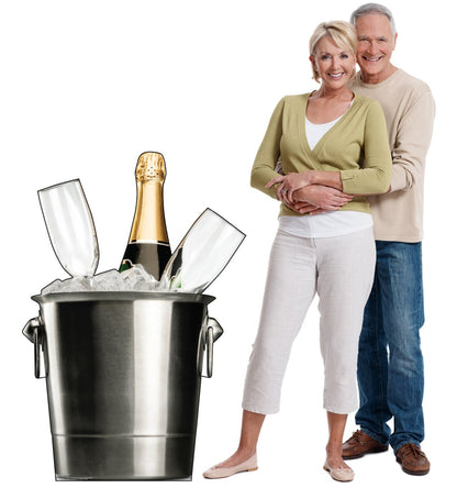 Life-Size Champagne Bucket Cardboard Cutout - All Cutouts