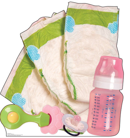 Life-Size Baby Shower Cardboard Cutout - All Cutouts