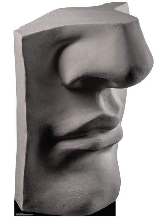 Life-Size Plaster Face Cardboard Cutout - All Cutouts