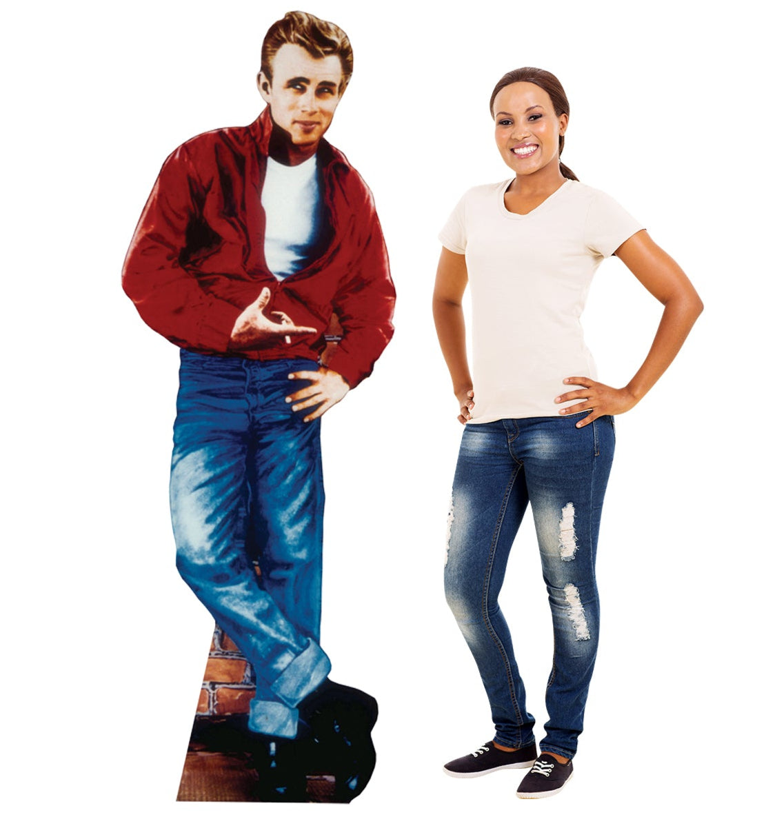 Life-size James Dean - Red Jacket Cardboard Cutout - All Cutouts