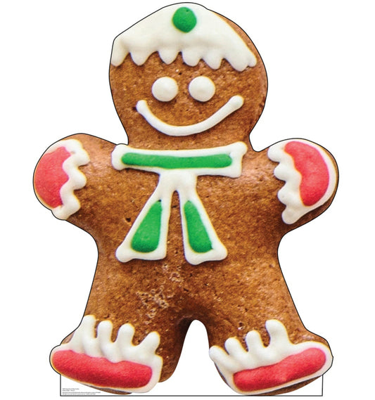 Life-Size Gingerbread Man Cookie Cardboard Cutout - All Cutouts