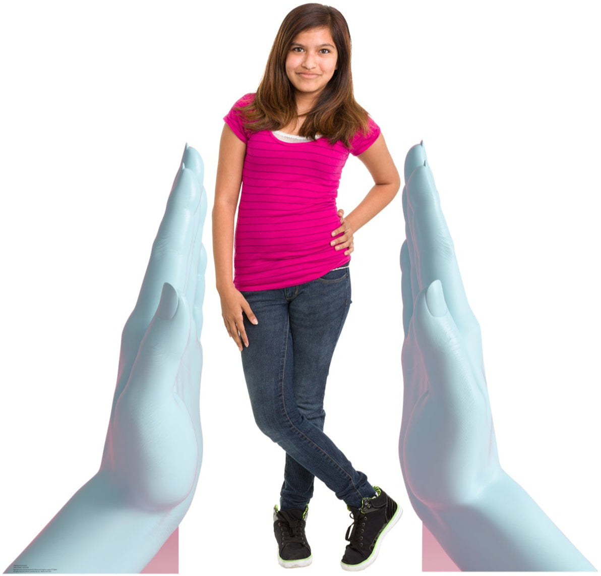 Life-Size Book End Hands Cardboard Cutout - All Cutouts
