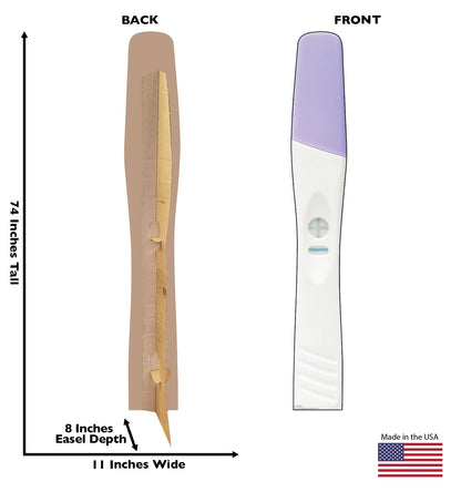 Life-Size Positive Pregnancy Test Cardboard Cutout - All Cutouts