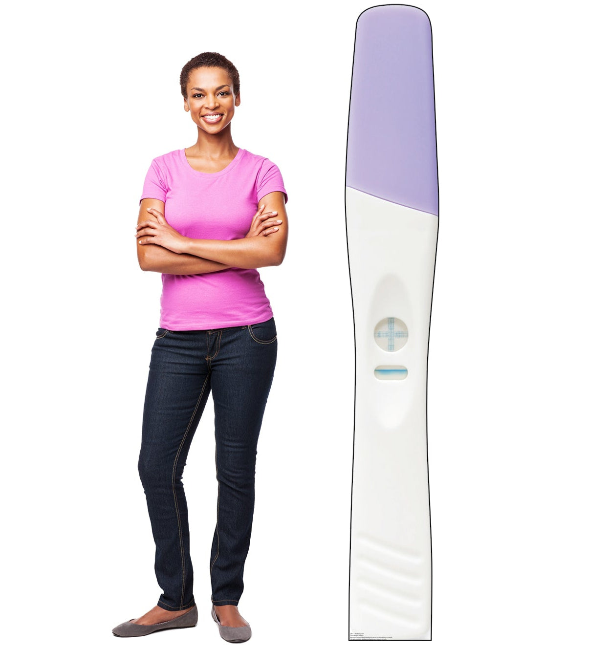 Life-Size Positive Pregnancy Test Cardboard Cutout - All Cutouts