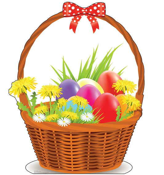Life-Size Easter Basket Cardboard Cutout - All Cutouts