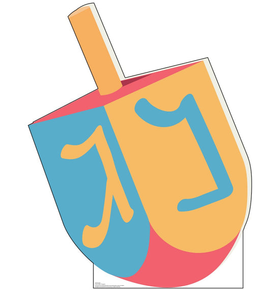 Life-Size Dreidel Cardboard Cutout - All Cutouts