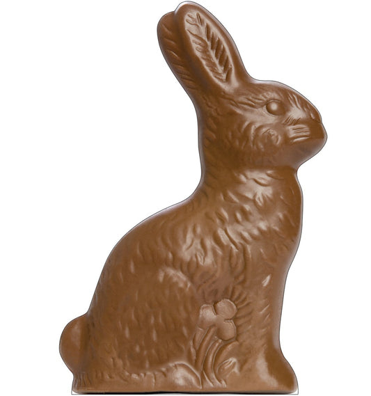 Life-Size Chocolate Easter Bunny Cardboard Cutout - All Cutouts