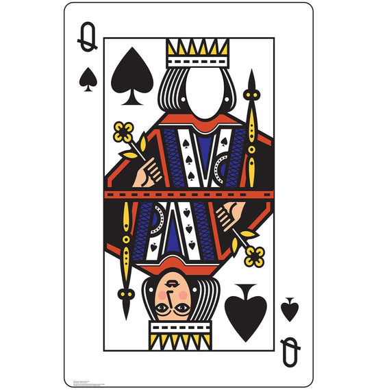 Life-Size Queen of Spades Card Cardboard Cutout - All Cutouts