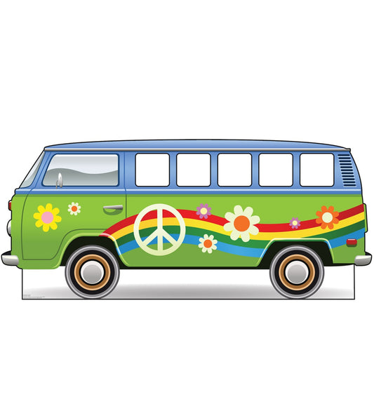 Life-Size Hippie Bus Cardboard Cutout - All Cutouts