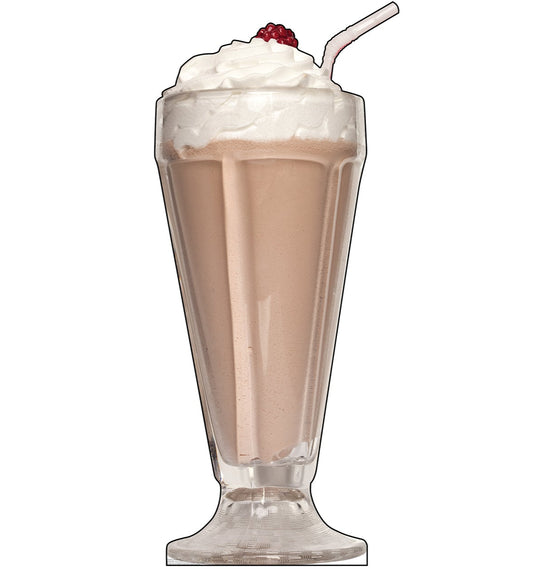 Life-Size Chocolate Milkshake Cardboard Cutout - All Cutouts