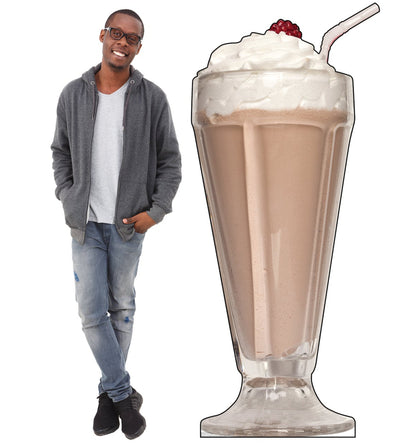 Life-Size Chocolate Milkshake Cardboard Cutout - All Cutouts