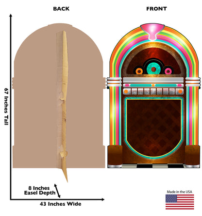 Life-Size 50s Jukebox Cardboard Cutout - All Cutouts
