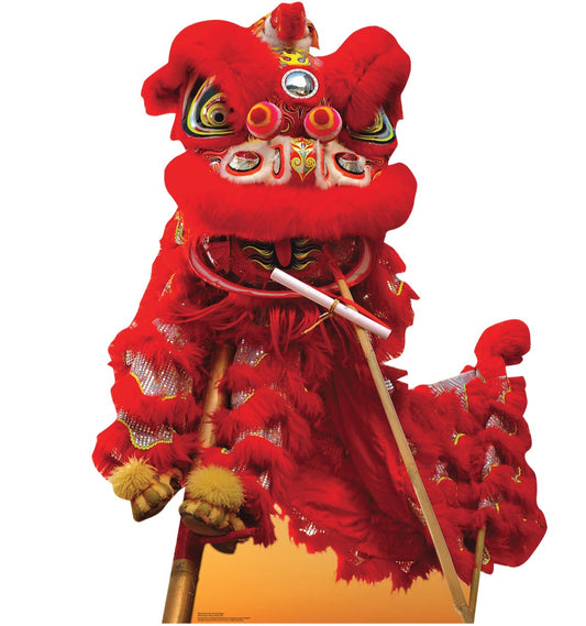 Life-Size Chinese New Year Red Dragon Cardboard Cutout - All Cutouts